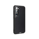 Black Leather Protective Phone Case - Limitless