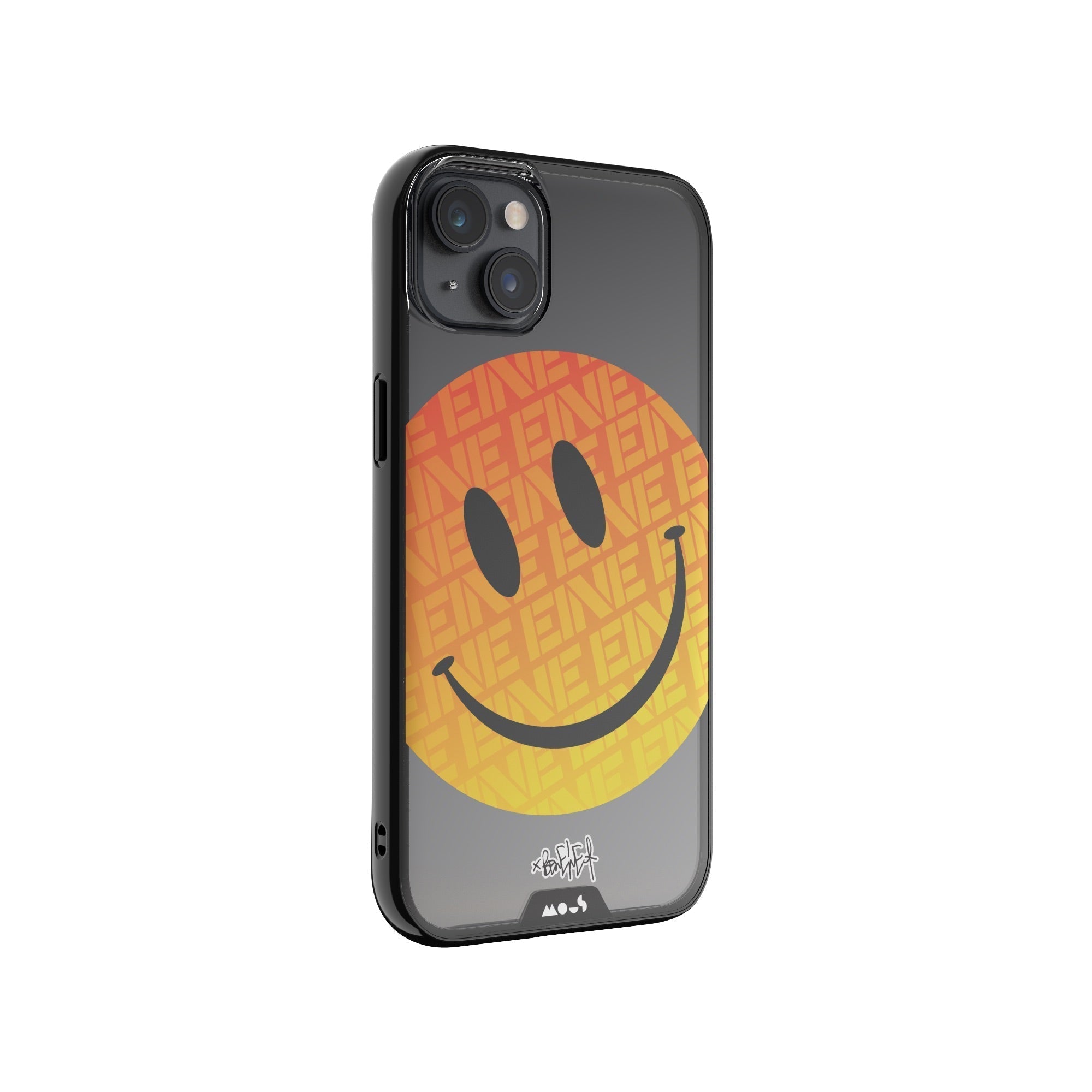 Orange Smiley Protective Phone Case - Ben Eine MagSafe