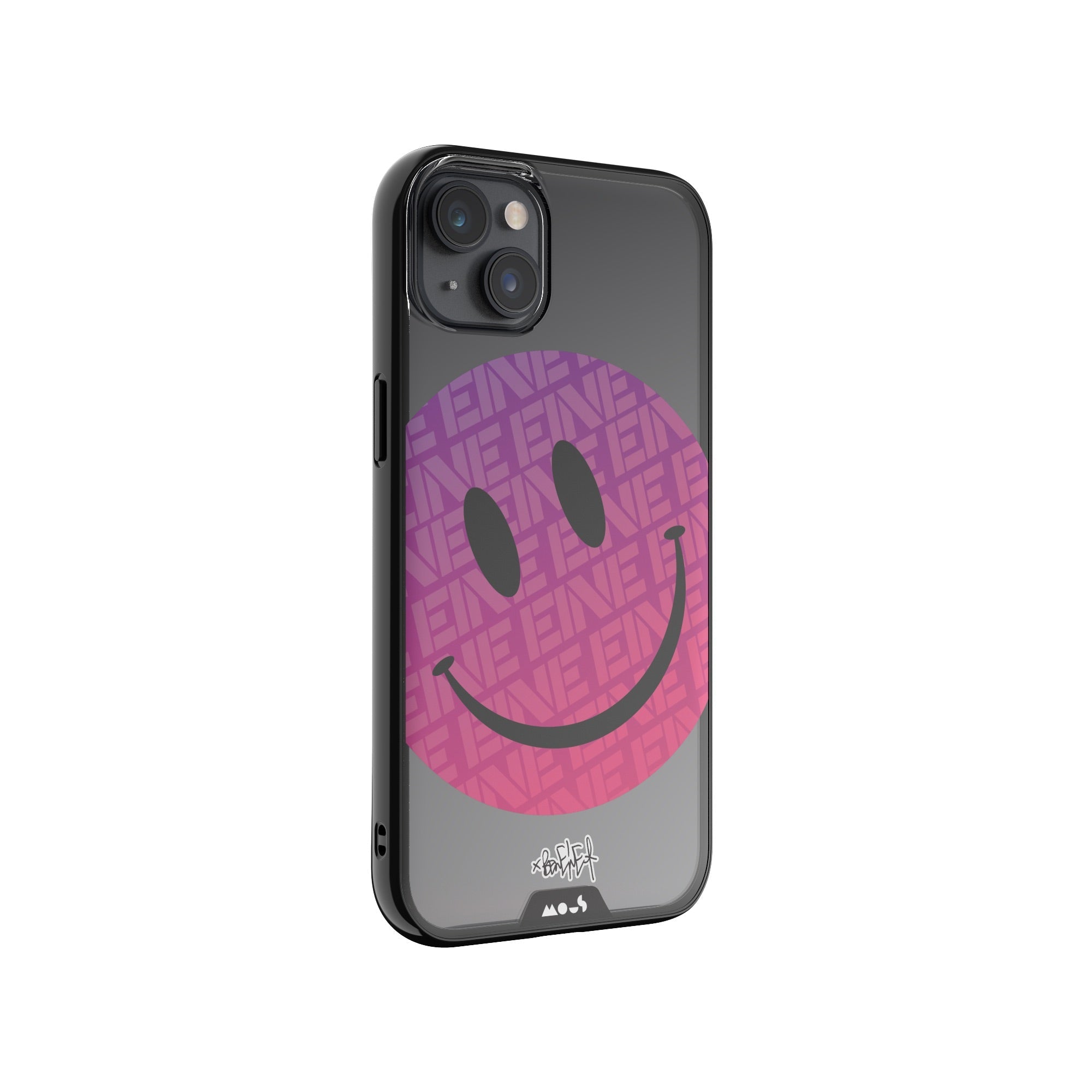 Pink Smiley Protective Phone Case - Ben Eine MagSafe