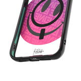 Pink Smiley Protective Phone Case - Ben Eine MagSafe