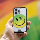Green Smiley Protective Phone Case - Ben Eine MagSafe