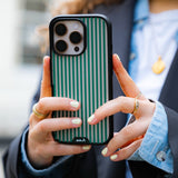 Evergreen Protective Phone Case - Pinstripe