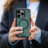Evergreen Protective Phone Case - Pinstripe MagSafe