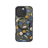 Floral Blue Protective Phone Case - Flowers MagSafe