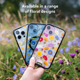 Floral Pink Protective Phone Case - Flowers MagSafe