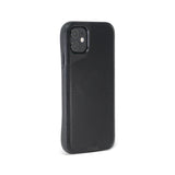 Black Leather Phone Case - Contour
