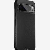 Black Leather Protective Phone Case - Limitless