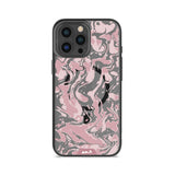 Dusky Pink Protective Phone Case - Marbled MagSafe