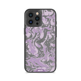 Lilac Protective Phone Case - Marbled