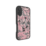 Dusky Pink Protective Phone Case - Marbled MagSafe