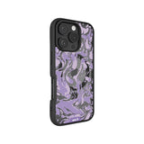 Lilac Protective Phone Case - Marbled MagSafe