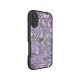 Lilac Protective Phone Case - Marbled