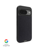 Black Leather Protective Phone Case - Limitless