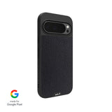 Black Leather Protective Phone Case - Limitless