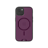 Mulberry Protective Phone Case - Pinstripe MagSafe
