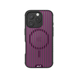 Mulberry Protective Phone Case - Pinstripe MagSafe
