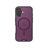Mulberry Protective Phone Case - Pinstripe MagSafe