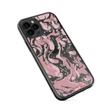 Dusky Pink Protective Phone Case - Marbled