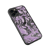 Lilac Protective Phone Case - Marbled