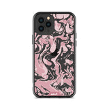 Dusky Pink Protective Phone Case - Marbled