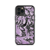 Lilac Protective Phone Case - Marbled