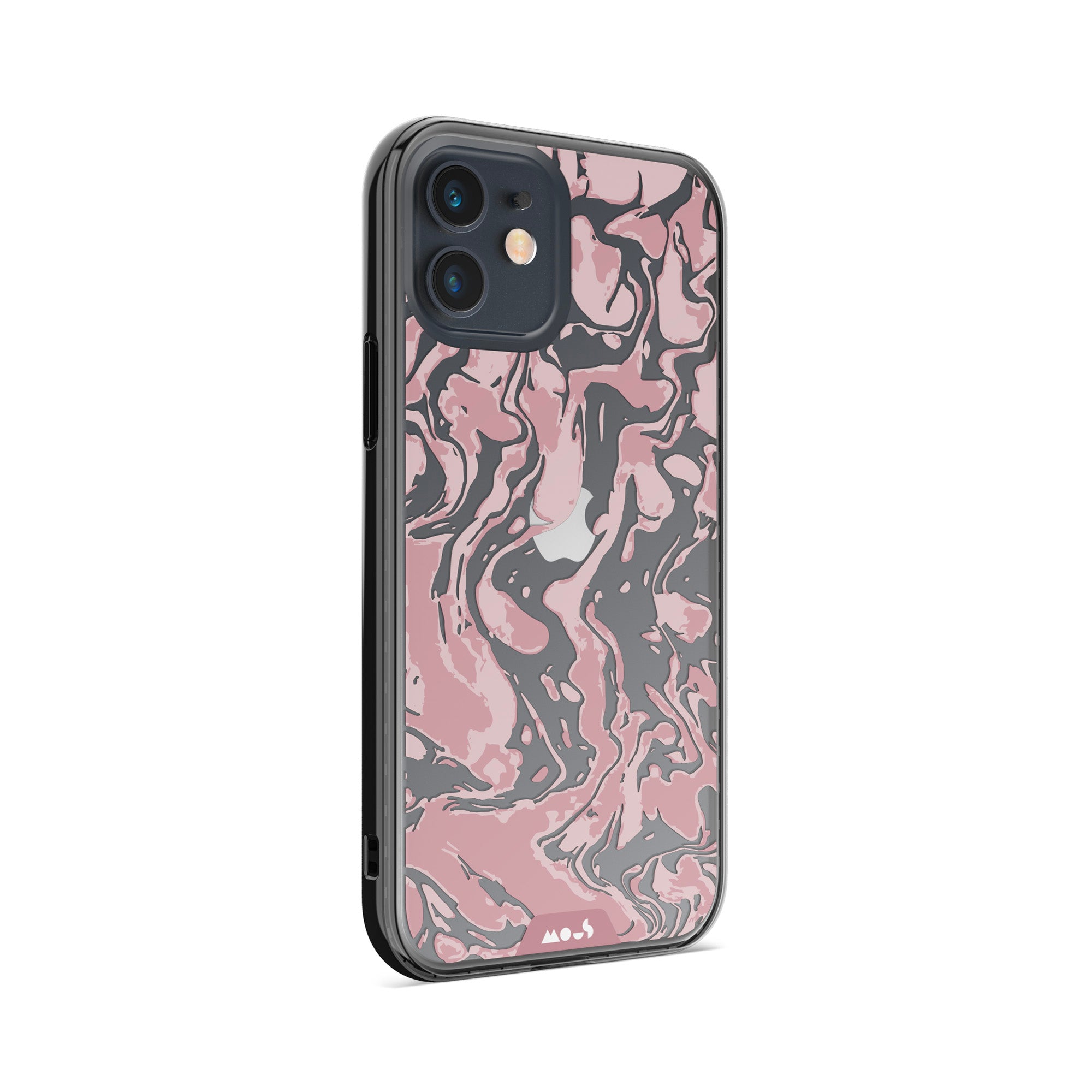 Dusky Pink Protective Phone Case - Marbled