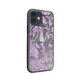 Lilac Protective Phone Case - Marbled