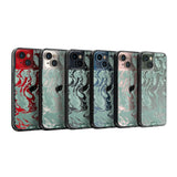Sage Green Protective Phone Case - Marbled