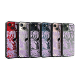 Lilac Protective Phone Case - Marbled