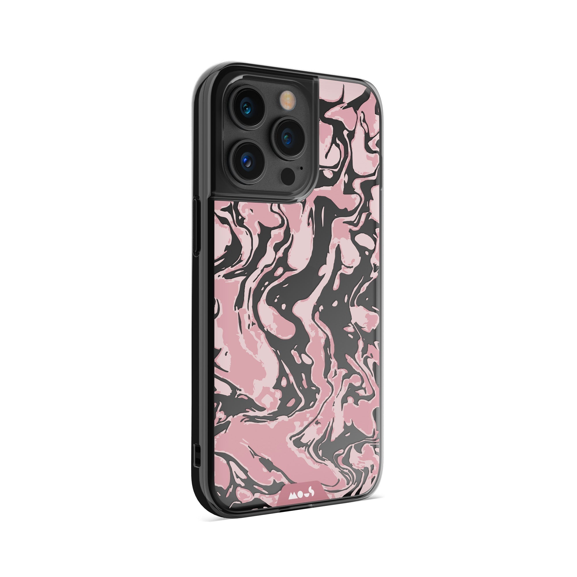 Dusky Pink Protective Phone Case - Marbled
