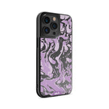 Lilac Protective Phone Case - Marbled