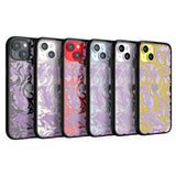 Lilac Protective Phone Case - Marbled
