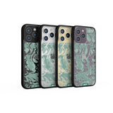 Sage Green Protective Phone Case - Marbled