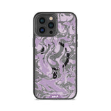 Lilac Protective Phone Case - Marbled MagSafe