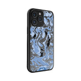 Sky Blue Protective Phone Case - Marbled MagSafe