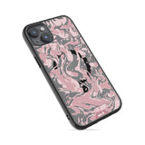 Dusky Pink Protective Phone Case - Marbled MagSafe