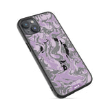 Lilac Protective Phone Case - Marbled MagSafe
