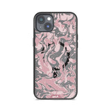 Dusky Pink Protective Phone Case - Marbled MagSafe