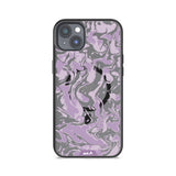 Lilac Protective Phone Case - Marbled MagSafe