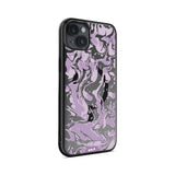 Lilac Protective Phone Case - Marbled MagSafe