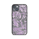 Lilac Protective Phone Case - Marbled