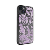 Lilac Protective Phone Case - Marbled