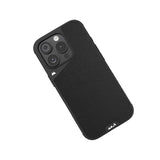Black Leather Protective Phone Case with Camera Control Button - Limitless