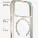 Protective Clear Phone Case Stone - Clarity MagSafe