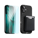 Aramid Fibre Protective Case, Screen Protector and Card Wallet - Apple Starter Kit