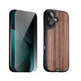 Walnut Protective Case and Screen Protector - Apple Essentials Kit
