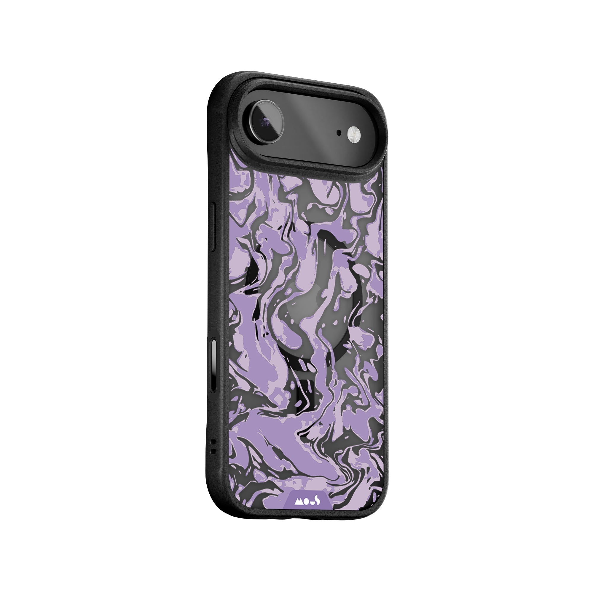 Lilac Protective Phone Case - Marbled MagSafe