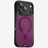Mulberry Protective Phone Case - Pinstripe MagSafe