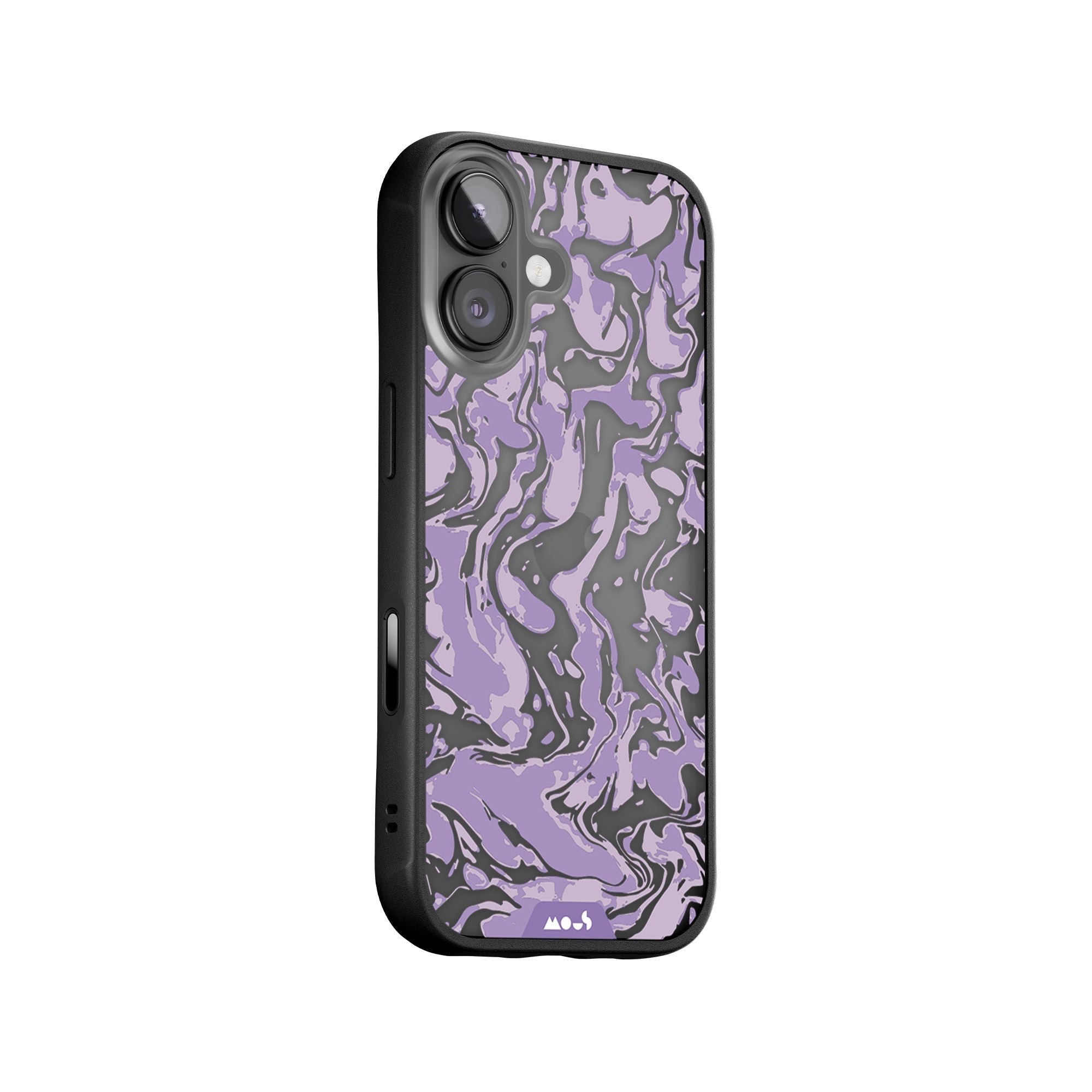Lilac Protective Phone Case - Marbled