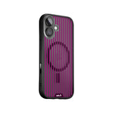 Mulberry Protective Phone Case - Pinstripe MagSafe